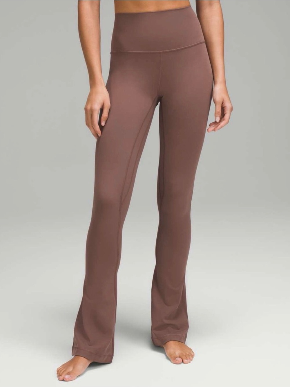 Lululemon Align High-Rise Mini-Flared Pants 32" - Brown/Dark Oxide